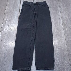 Levi's '94 Baggy Jeans Womens 28 Black Straight Leg Denim Mid Rise Pants